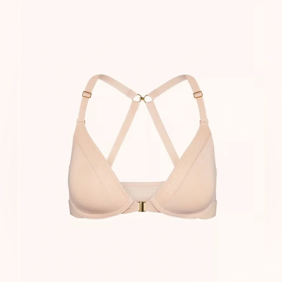 NWT Lively The Front Close No-Wire Bra in Toasted Almond 32B - Picture 2 of 11